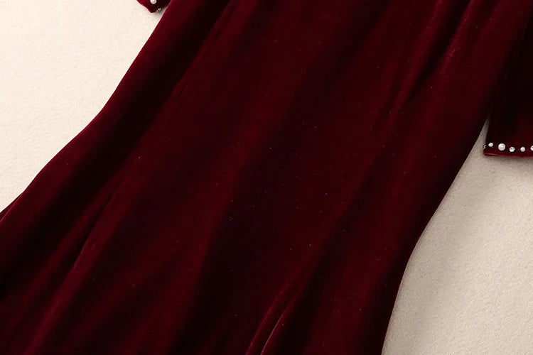 DRESS STYLE - SY1751-maxi dress-onlinemarkat-Claret-XS - US 2-onlinemarkat