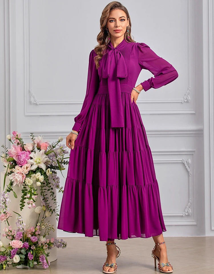 DRESS STYLE - NY559-maxi dress-onlinemarkat-Purple-XS - US 2-onlinemarkat