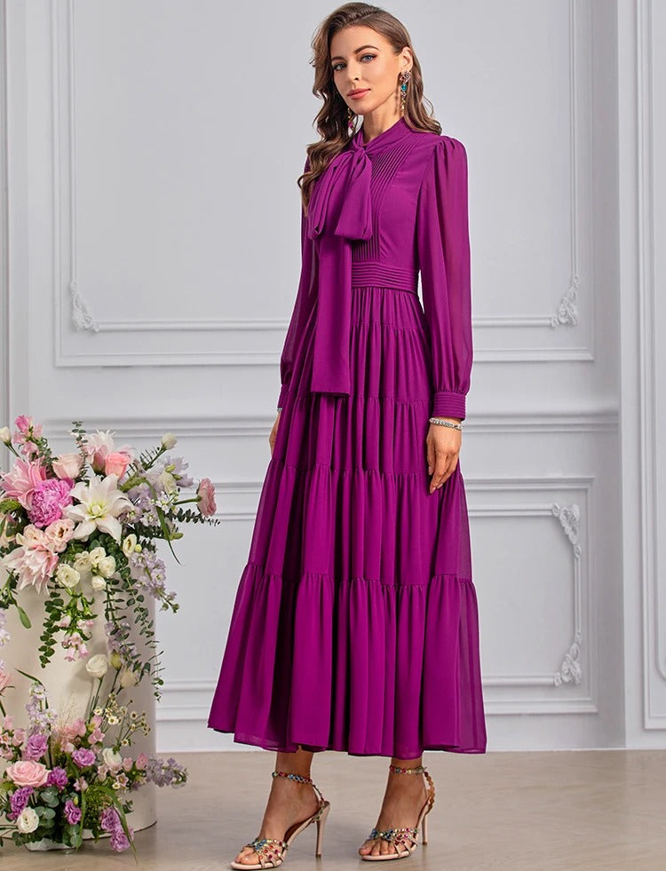 DRESS STYLE - NY559-maxi dress-onlinemarkat-Purple-XS - US 2-onlinemarkat