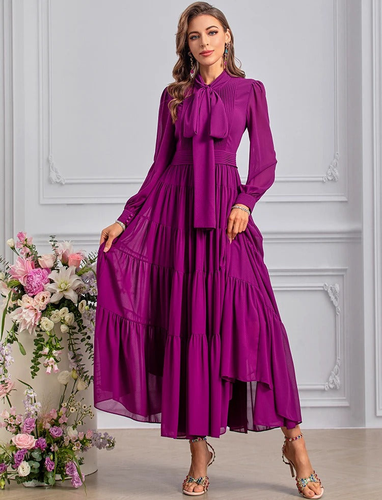 DRESS STYLE - NY559-maxi dress-onlinemarkat-Purple-XS - US 2-onlinemarkat