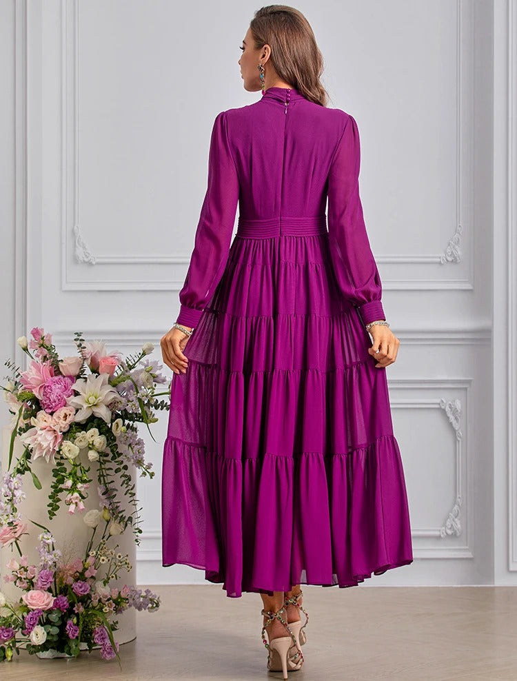 DRESS STYLE - NY559-maxi dress-onlinemarkat-Purple-XS - US 2-onlinemarkat