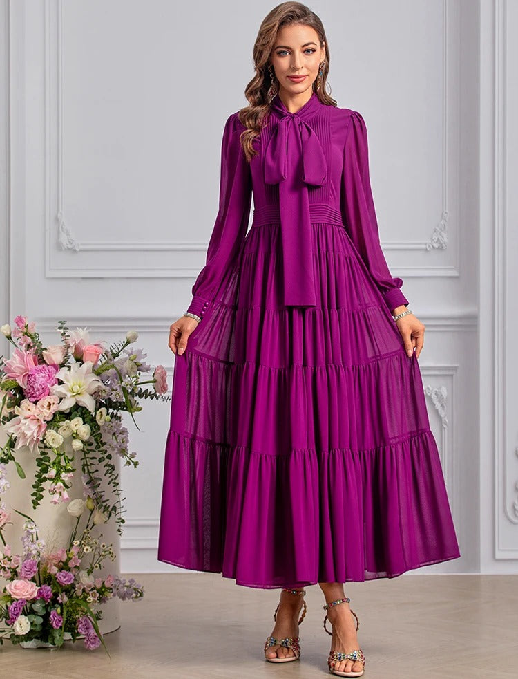 DRESS STYLE - NY559-maxi dress-onlinemarkat-Purple-XS - US 2-onlinemarkat