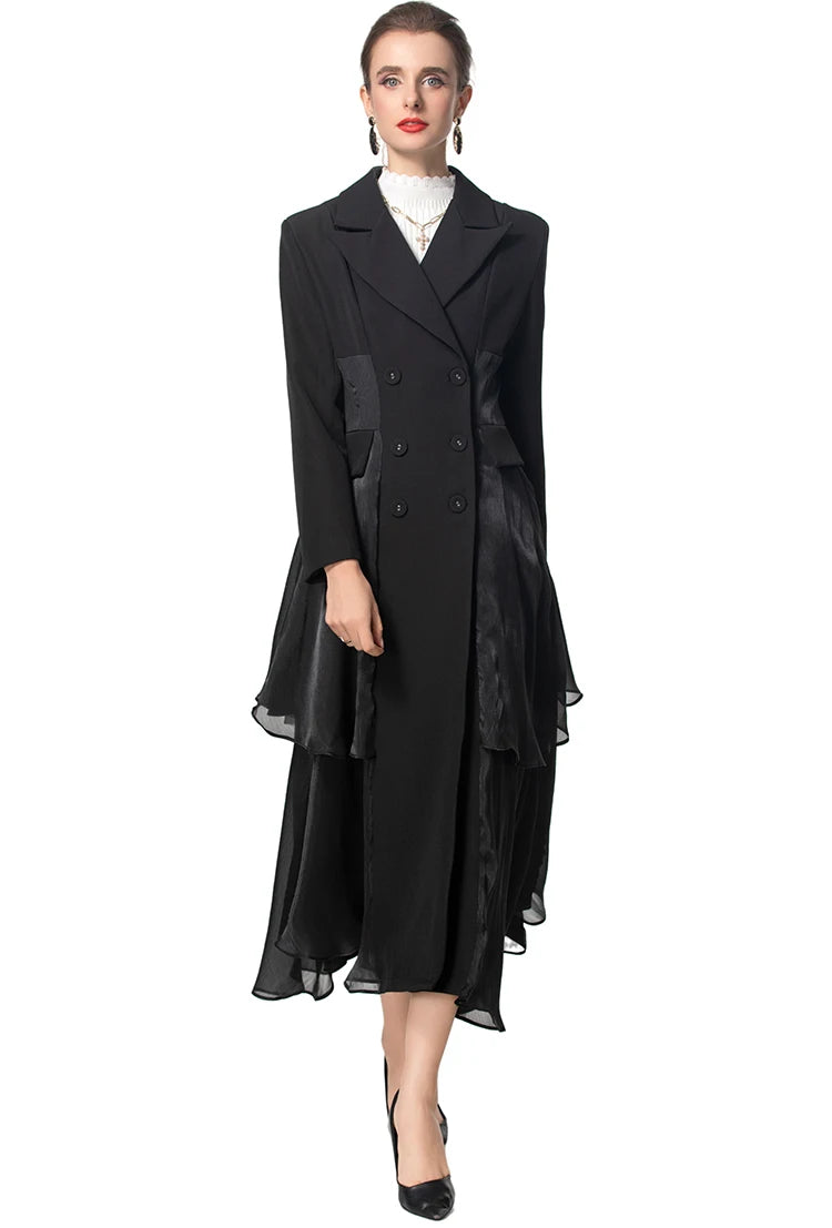 COAT STYLE - SY1555-jacket-onlinemarkat-Black-XS - US 2-onlinemarkat