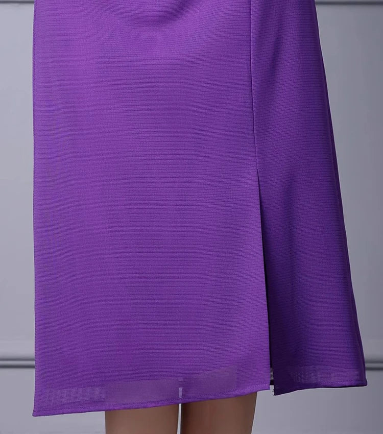 DRESS STYLE - SY1115-Midi Dress-onlinemarkat-Purple-S - US 4-onlinemarkat