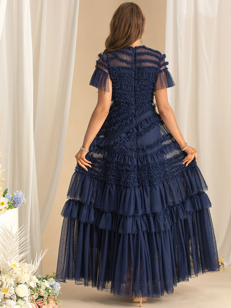 DRESS STYLE - SY888-maxi dress-onlinemarkat-Navy Blue-XS - US 2-onlinemarkat