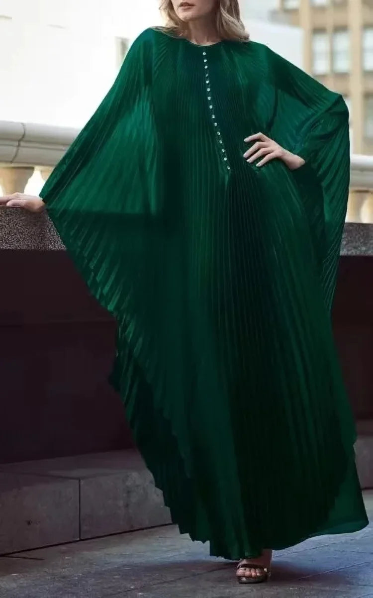 DRESS STYLE - SY950-maxi dress-onlinemarkat-Green-S - US 4-onlinemarkat