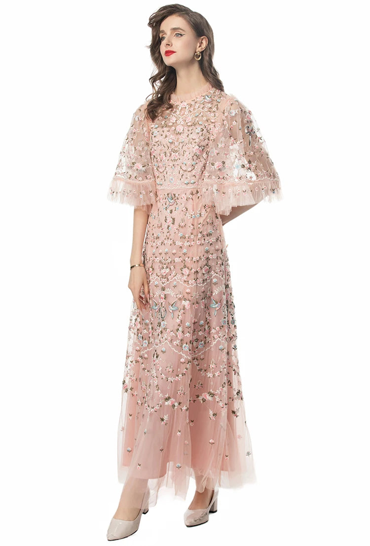 DRESS STYLE - SY1140-maxi dress-onlinemarkat-Pink-XS - US 2-onlinemarkat