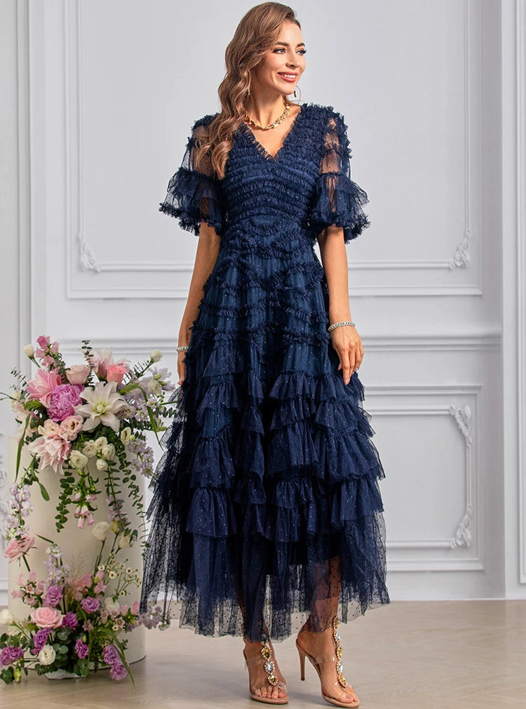 DRESS STYLE - SY1449-maxi dress-onlinemarkat-Navy Blue-XS - US 2-onlinemarkat