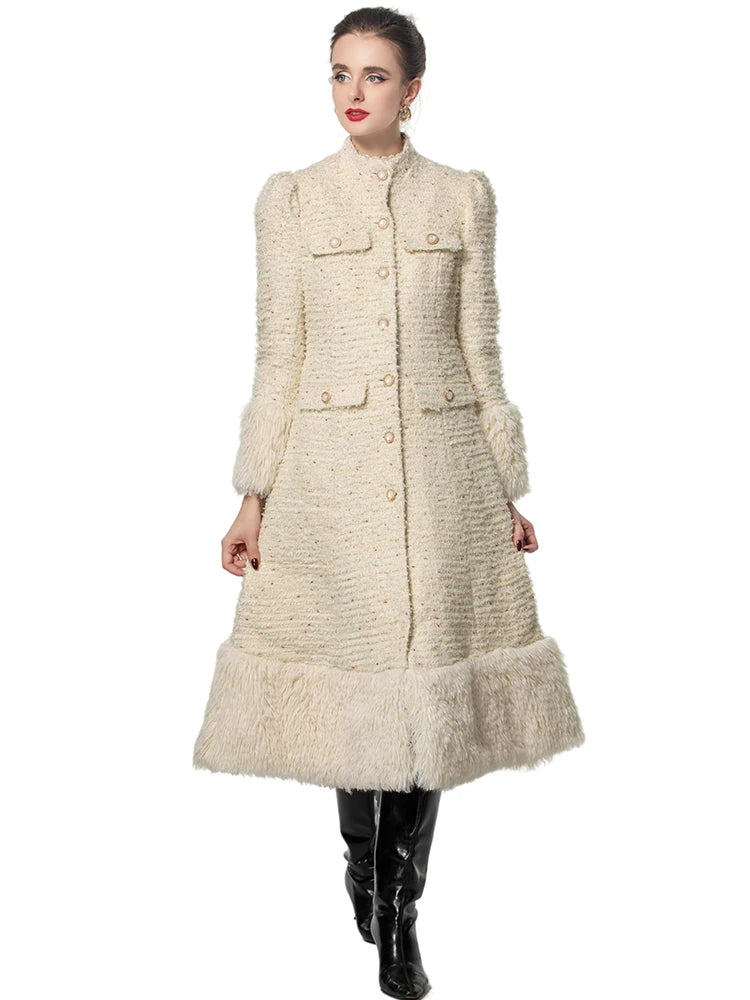 COAT STYLE - SY1759-jacket-onlinemarkat-Beige-XS - US 2-onlinemarkat