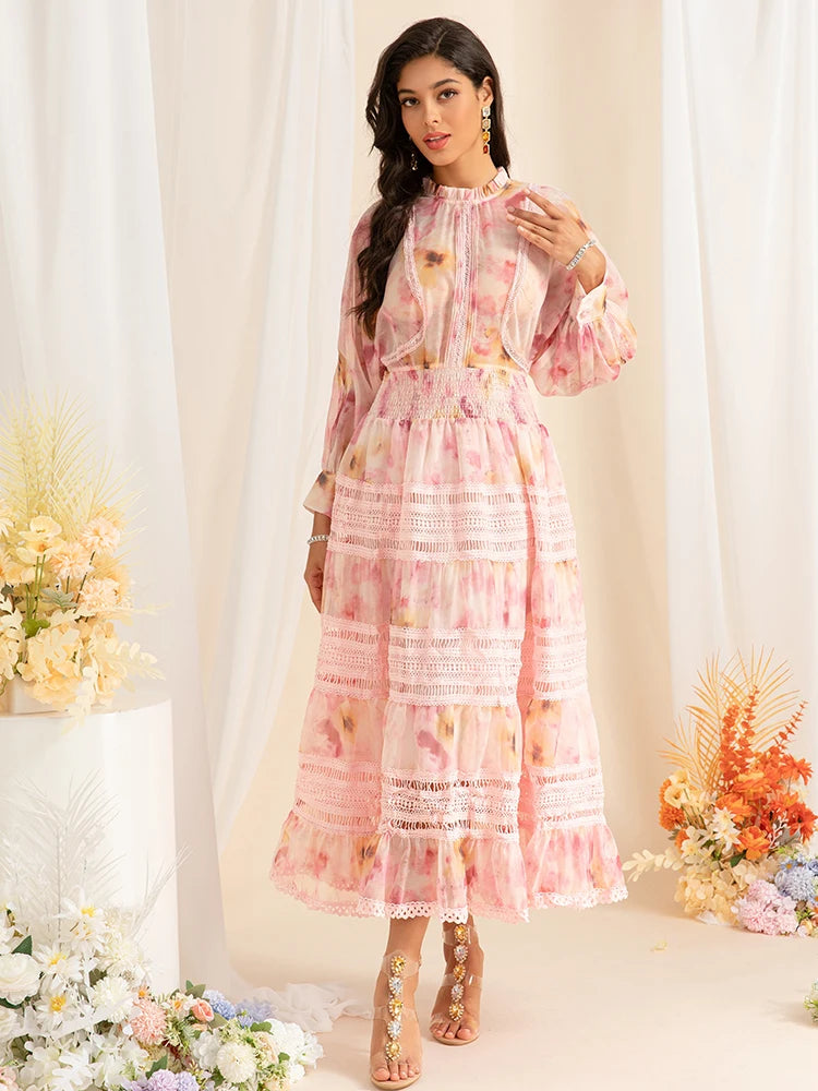 DRESS STYLE - SY1466-maxi dress-onlinemarkat-Pink-XS - US 2-onlinemarkat