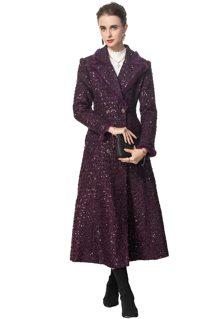 COAT STYLE - SY1667-jacket-onlinemarkat-PURPLE-XS - US 2-onlinemarkat