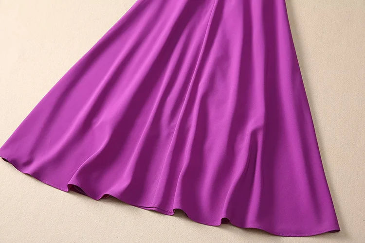 DRESS STYLE - SY1269-Midi Dress-onlinemarkat-PURPLE-XS - US 2-onlinemarkat