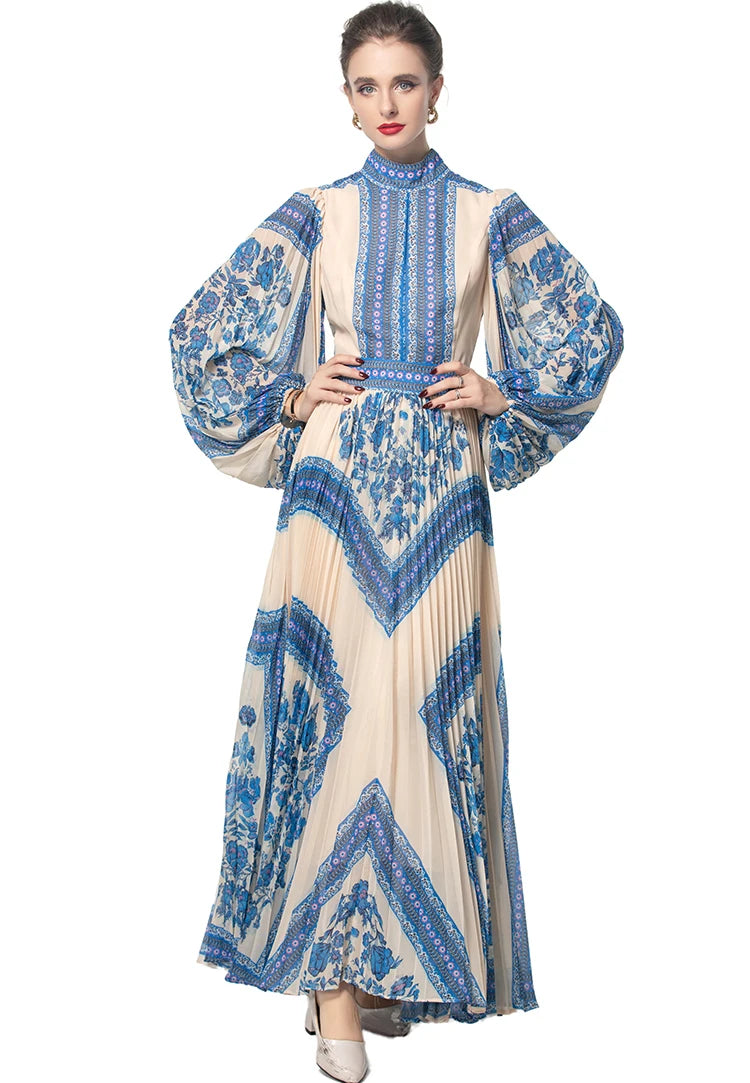 DRESS STYLE - SY1796-maxi dress-onlinemarkat-XS - US 2-Blue-onlinemarkat