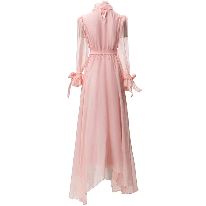 DRESS STYLE - SY824-maxi dress-onlinemarkat-Pink-XS - US 2-onlinemarkat