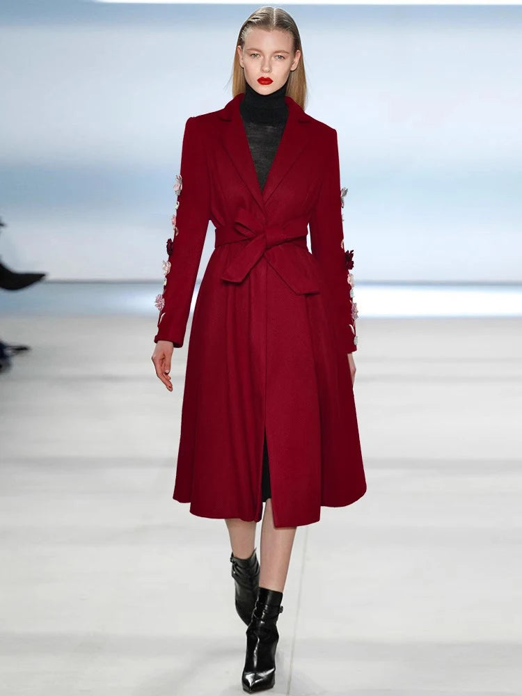 COAT STYLE - SY1520-jacket-onlinemarkat-Burgundy-S - US 4-onlinemarkat