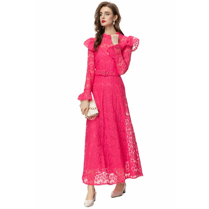 DRESS STYLE - SY876-maxi dress-onlinemarkat-Pink-XS - US 2-onlinemarkat