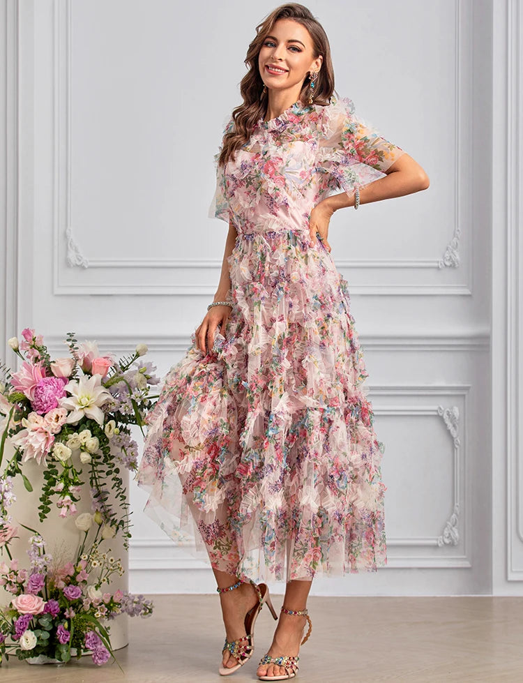 DRESS STYLE - SY1444-Midi Dress-onlinemarkat-MULTI-XS - US 2-onlinemarkat