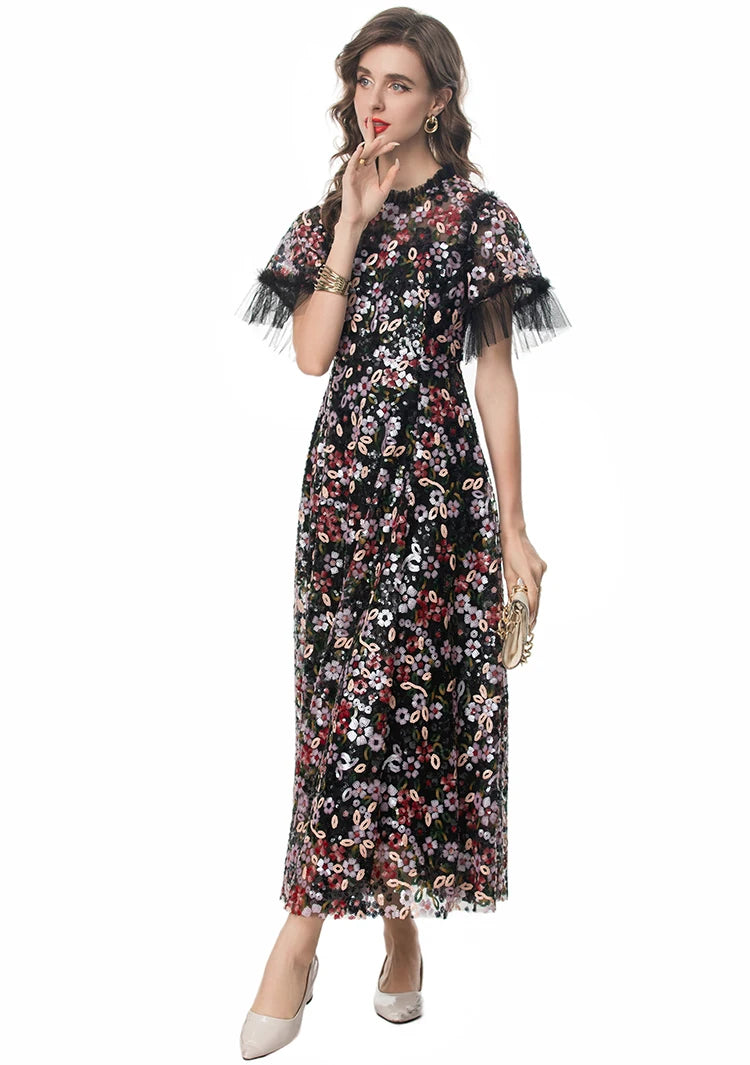 DRESS STYLE - SY1302-maxi dress-onlinemarkat-black-XS - US 2-onlinemarkat