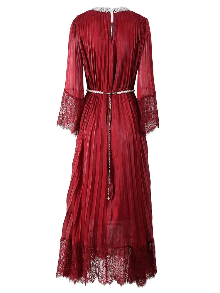 DRESS STYLE - SY1838-maxi dress-onlinemarkat-S - US 4-Claret-onlinemarkat