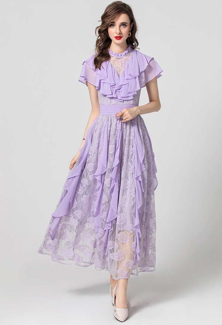 DRESS STYLE - SY989-maxi dress-onlinemarkat-Lavender-XS - US 2-onlinemarkat