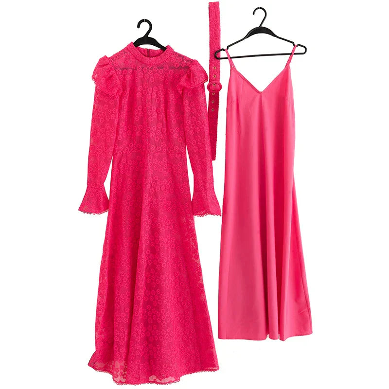 DRESS STYLE - SY876-maxi dress-onlinemarkat-Red-XS - US 2-onlinemarkat