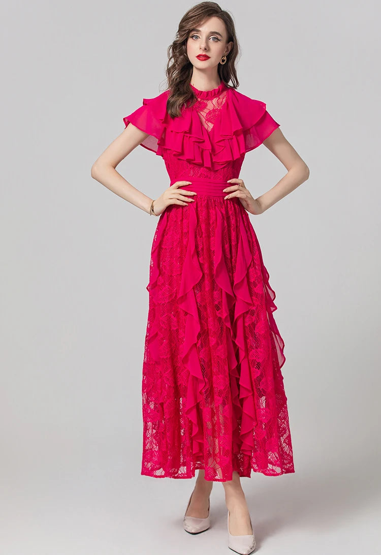 DRESS STYLE - SY1099-maxi dress-onlinemarkat-Red-XS - US 2-onlinemarkat