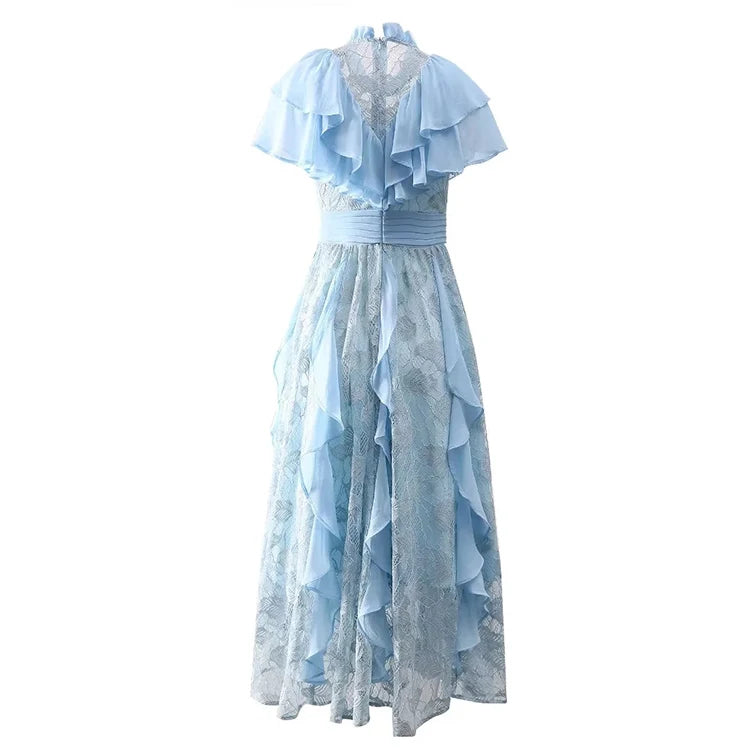 DRESS STYLE - SY997-maxi dress-onlinemarkat-Blue-XS - US 2-onlinemarkat