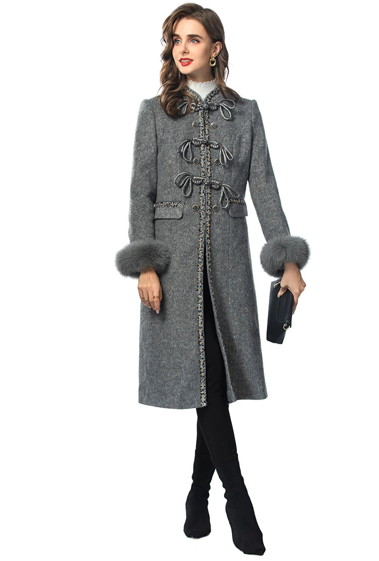 COAT STYLE - SY1414-jacket-onlinemarkat-GRAY-XS - US 2-onlinemarkat