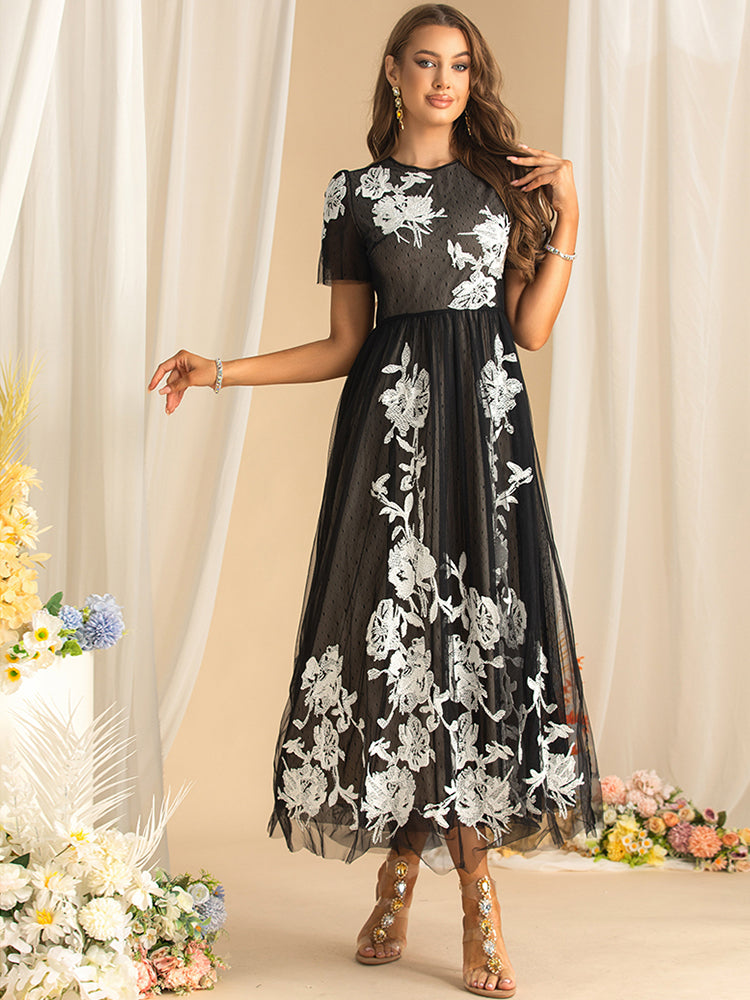 DRESS STYLE - SY1290-maxi dress-onlinemarkat-black-XS - US 2-onlinemarkat