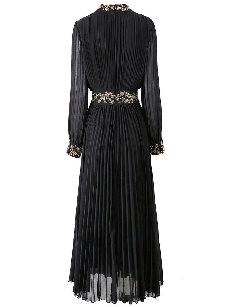 DRESS STYLE - SY1852-maxi dress-onlinemarkat-XS - US 2-black-onlinemarkat