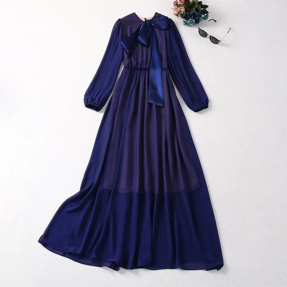 DRESS STYLE - SY1370-maxi dress-onlinemarkat-blue-XS - US 2-onlinemarkat