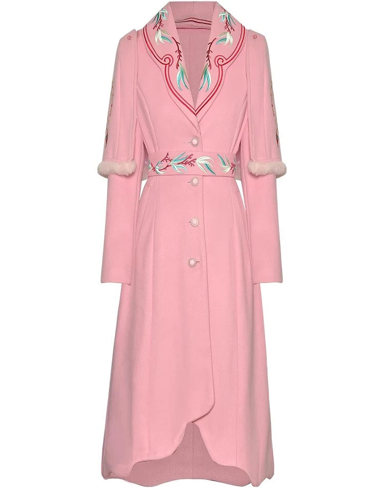 COAT STYLE - SY1517-jacket-onlinemarkat-Pink-XS - US 2-onlinemarkat