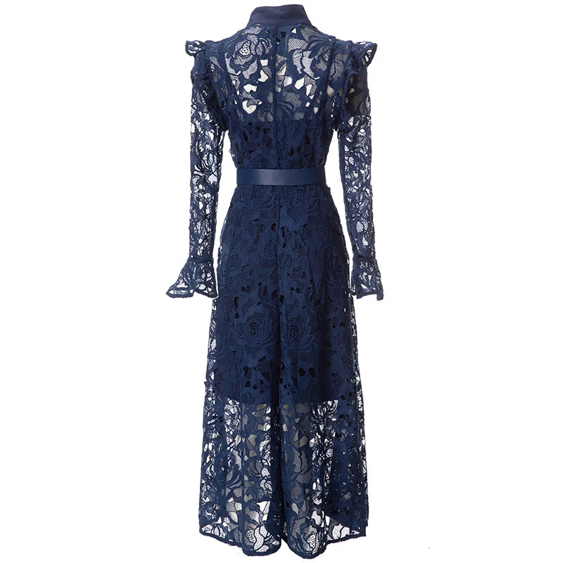 DRESS STYLE - SY877-maxi dress-onlinemarkat-Navy Blue-XS - US 2-onlinemarkat