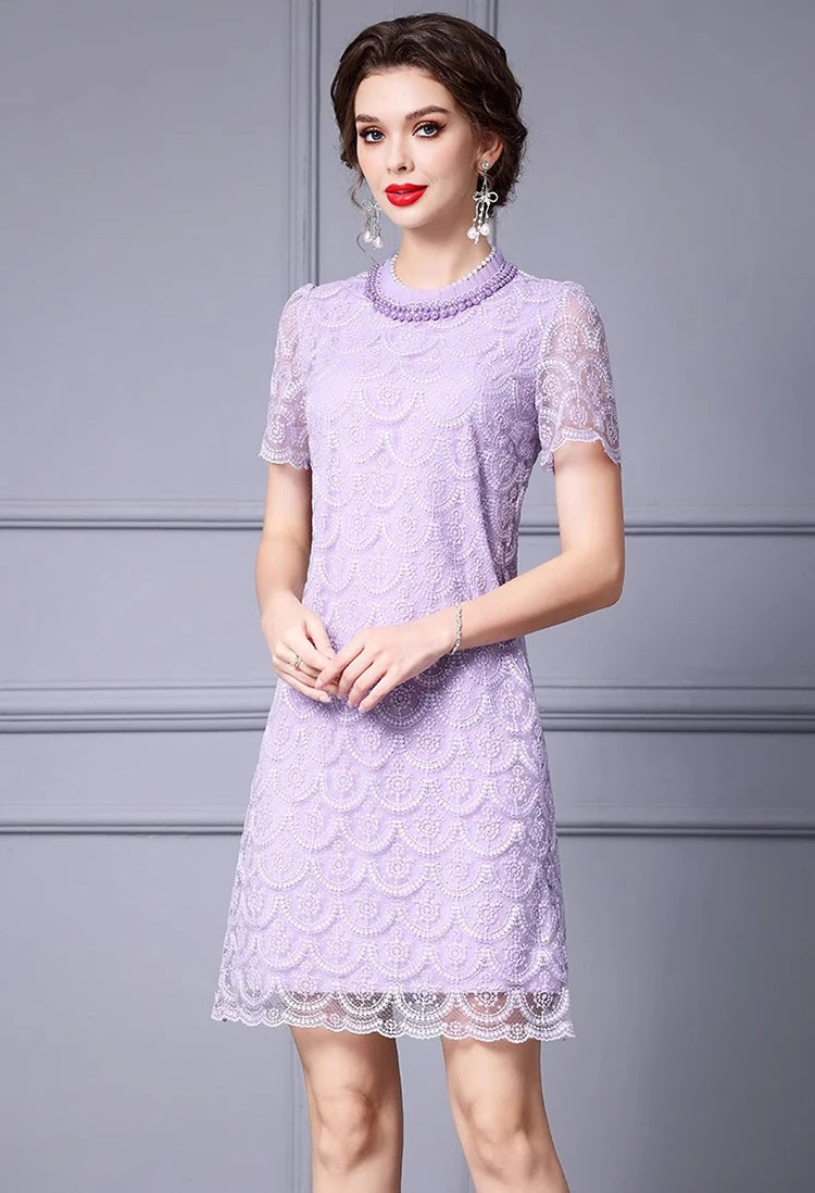 DRESS STYLE - SY1258-short dress-onlinemarkat-Light Purple-S - US 4-onlinemarkat