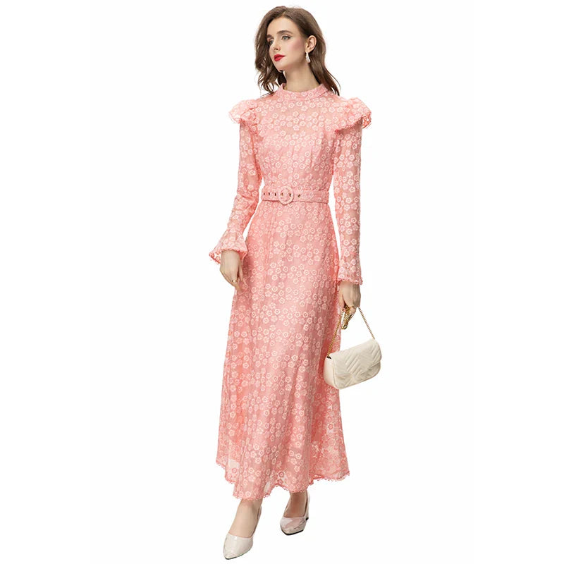 DRESS STYLE - SY876-maxi dress-onlinemarkat-Pink-XS - US 2-onlinemarkat