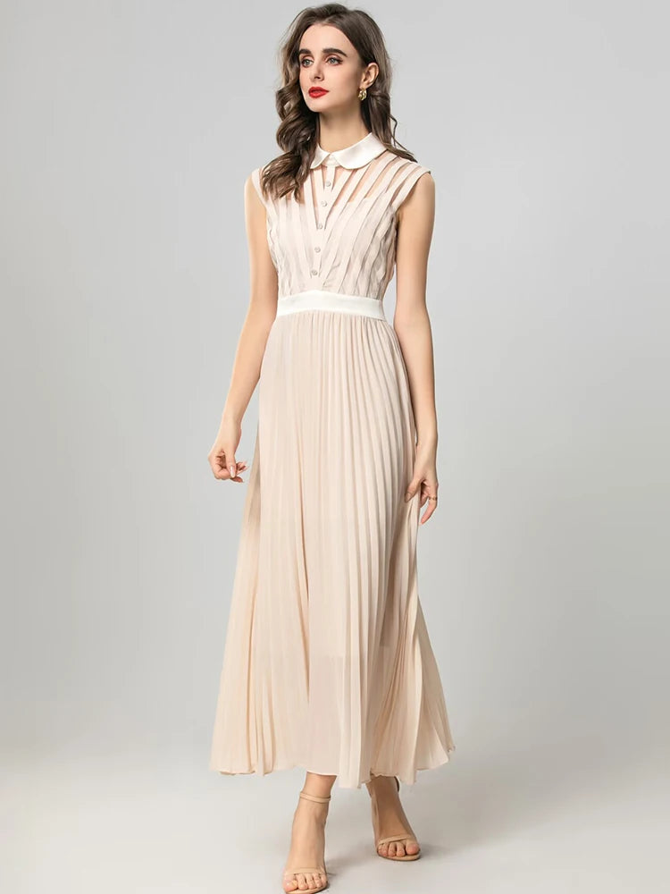 DRESS STYLE - SY1922-maxi dress-onlinemarkat-XS - US 2-Khaki-onlinemarkat