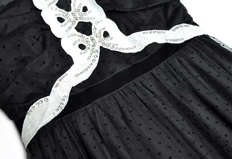 DRESS STYLE - SY1010-maxi dress-onlinemarkat-Black-XS - US 2-onlinemarkat