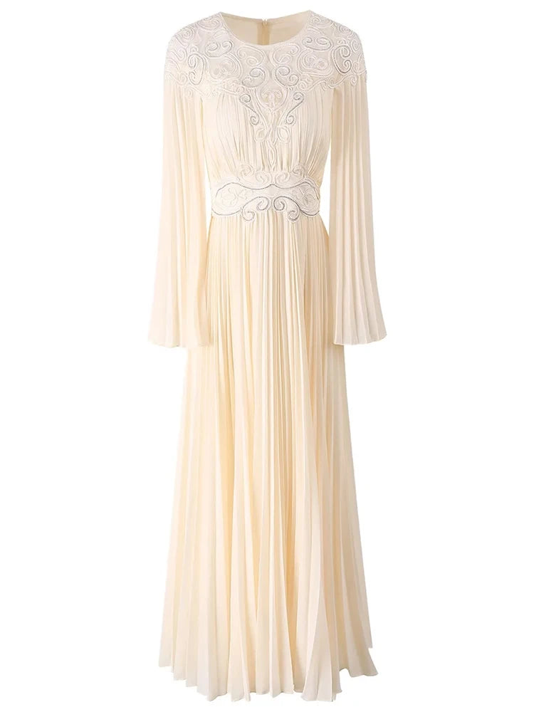 DRESS STYLE - SY1837-maxi dress-onlinemarkat-XS - US 2-Beige-onlinemarkat