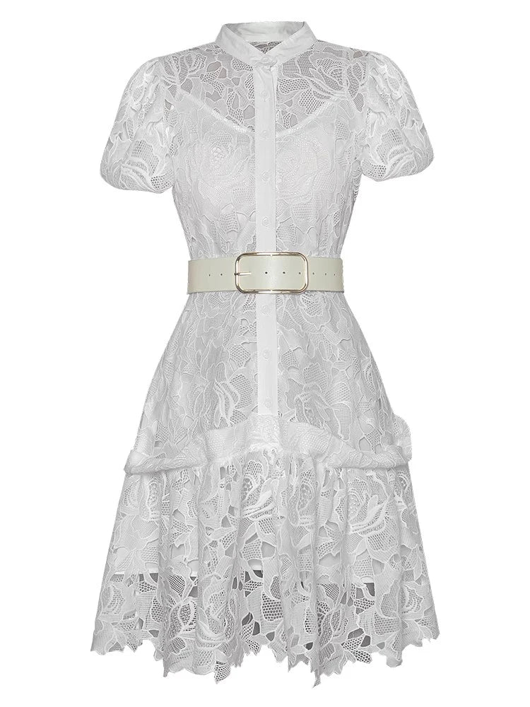 DRESS STYLE - SY1102-short dress-onlinemarkat-creamy-white-XS - US 2-onlinemarkat