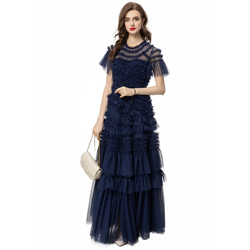 DRESS STYLE - SY888-maxi dress-onlinemarkat-Navy Blue-XS - US 2-onlinemarkat