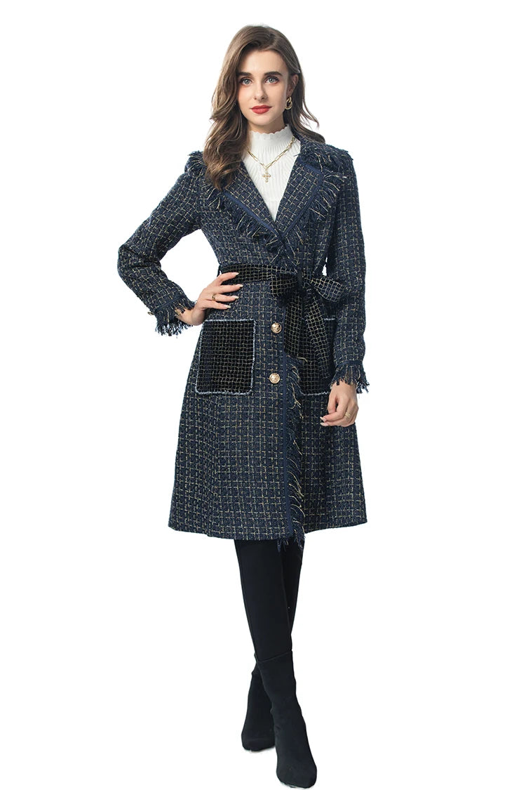 COAT STYLE - SY1404-jacket-onlinemarkat-Blue-XS - US 2-onlinemarkat