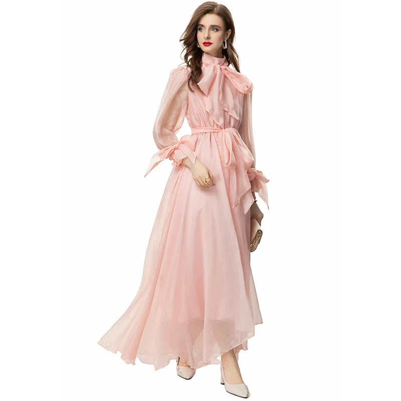 DRESS STYLE - SY824-maxi dress-onlinemarkat-Pink-XS - US 2-onlinemarkat