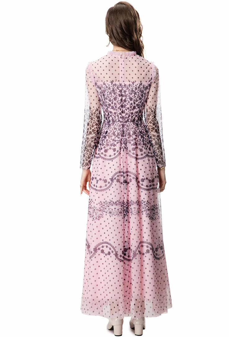DRESS STYLE - SY1026-maxi dress-onlinemarkat-Pink-XS - US 2-onlinemarkat