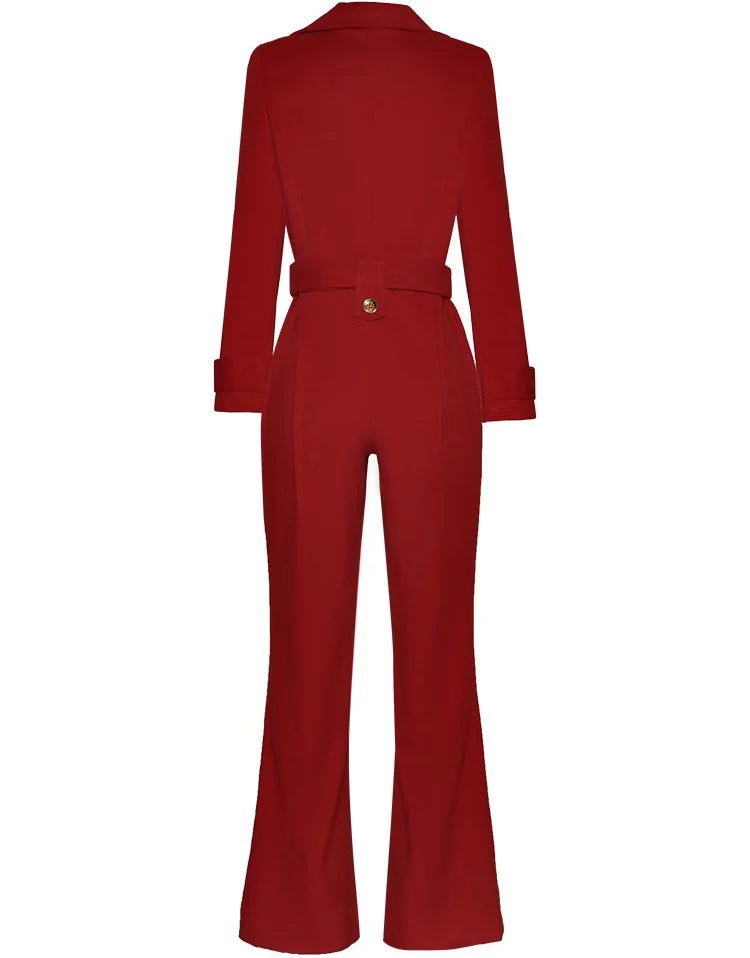 JUMPSUIT STYLE - SY1522-Jumpsuits-onlinemarkat-Claret-XS - US 2-onlinemarkat