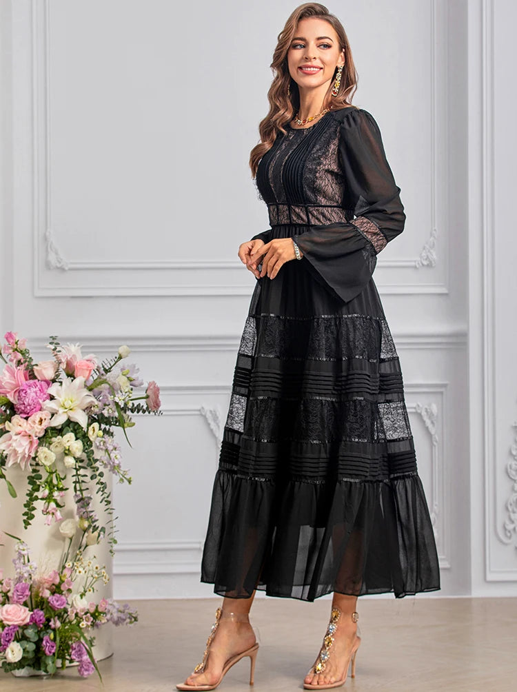 DRESS STYLE - SY1450-maxi dress-onlinemarkat-black-XS - US 2-onlinemarkat