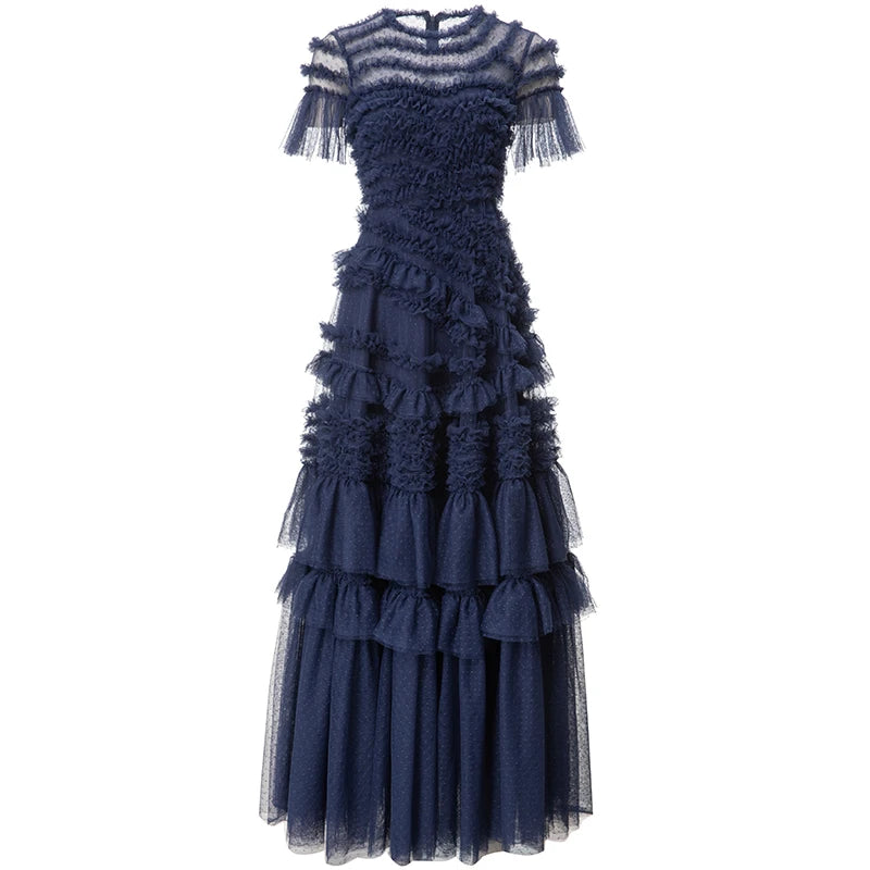 DRESS STYLE - SY888-maxi dress-onlinemarkat-Navy Blue-XS - US 2-onlinemarkat