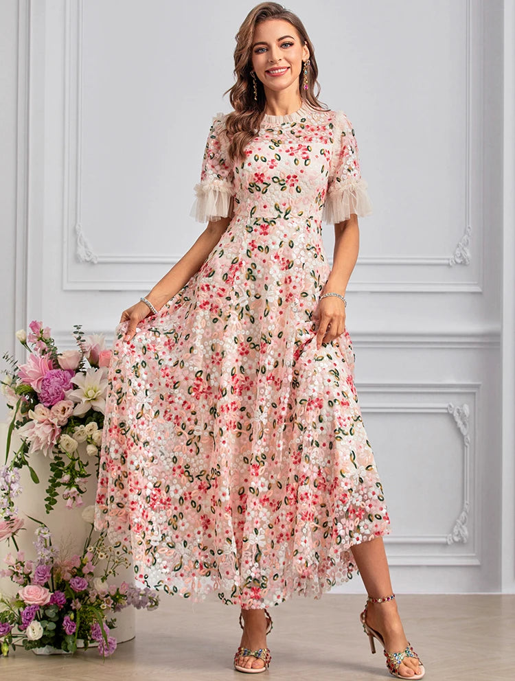 DRESS STYLE - SY1437-maxi dress-onlinemarkat-Pink-XS - US 2-onlinemarkat