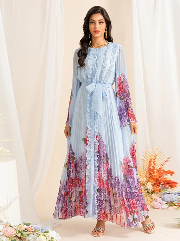 DRESS STYLE - SY1467-maxi dress-onlinemarkat-SKY BLUE-XS - US 2-onlinemarkat