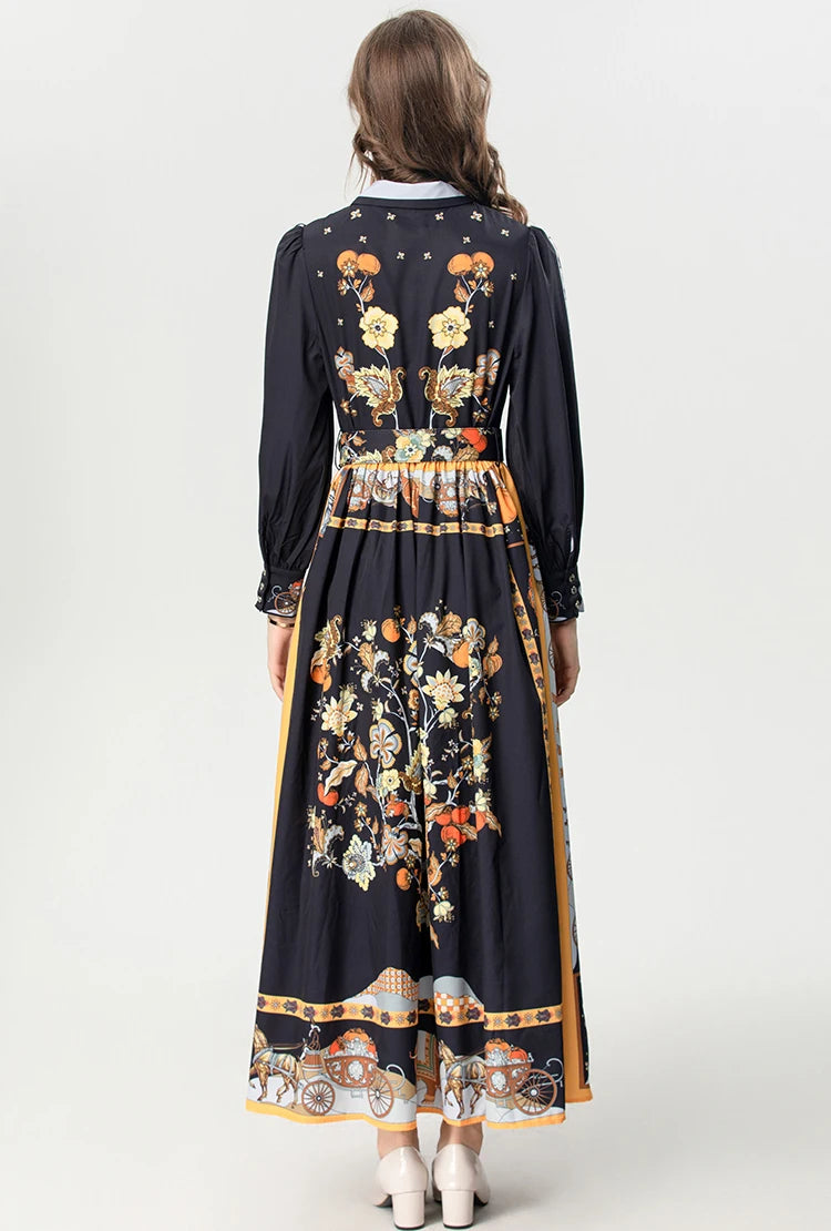 DRESS STYLE - SY1313-maxi dress-onlinemarkat-Navy Blue-XS - US 2-onlinemarkat