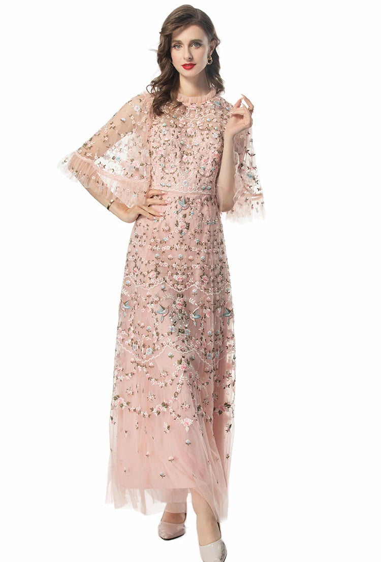 DRESS STYLE - SY1140-maxi dress-onlinemarkat-Pink-XS - US 2-onlinemarkat